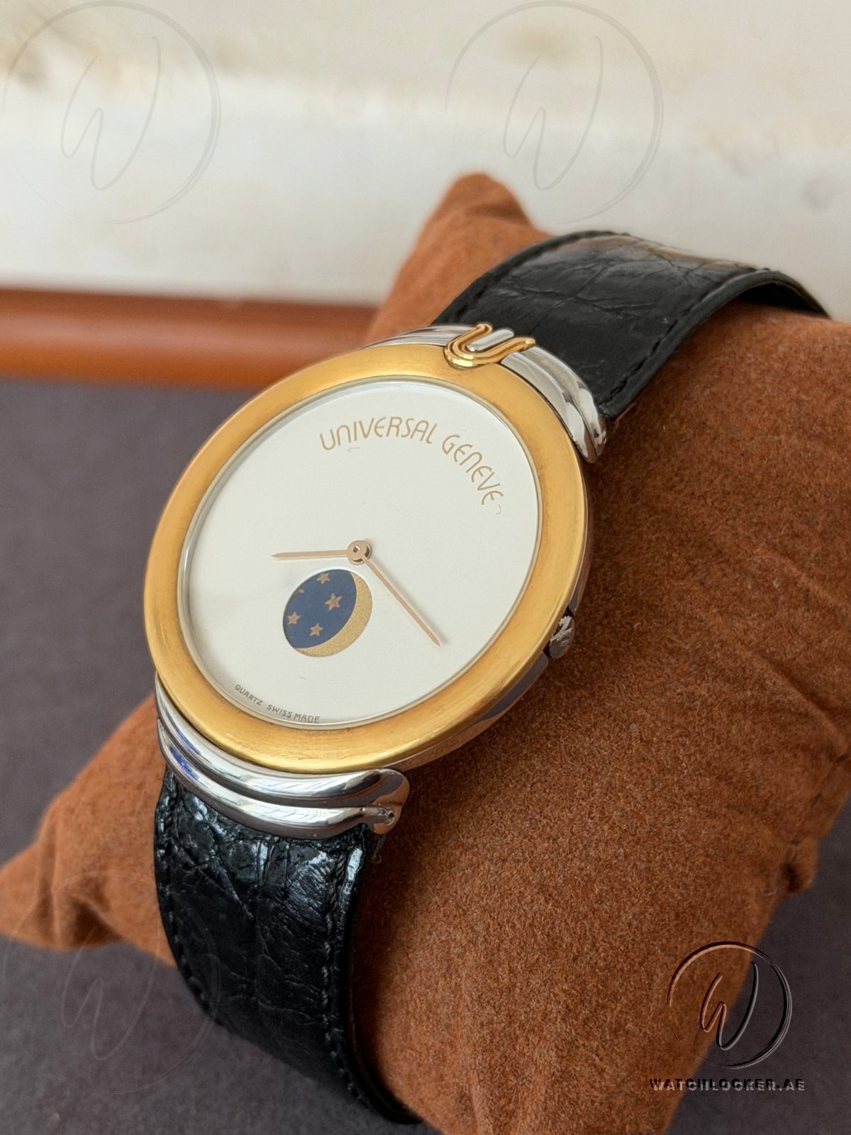 Universal Genève Day/Night “Ghost Dial” with 18K Gold Bezel
