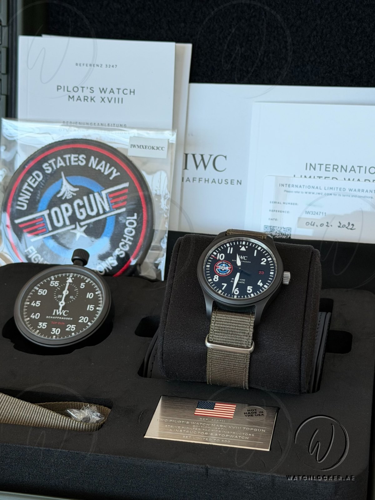 IWC Pilot’s Watch Mark XVIII TOP GUN Edition “SFTI”